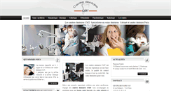 Desktop Screenshot of centre-dentaire-cmt.com